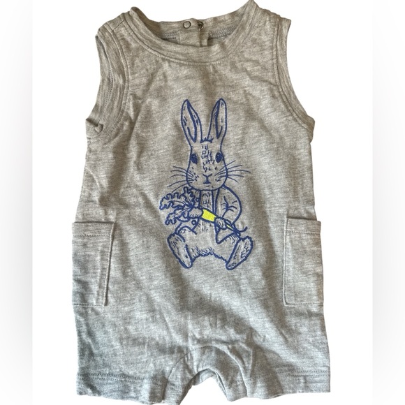 GAP Other - Gap Baby Peter Rabbit Pocket Shorty One-Piece cotton romper baby 0-3 months